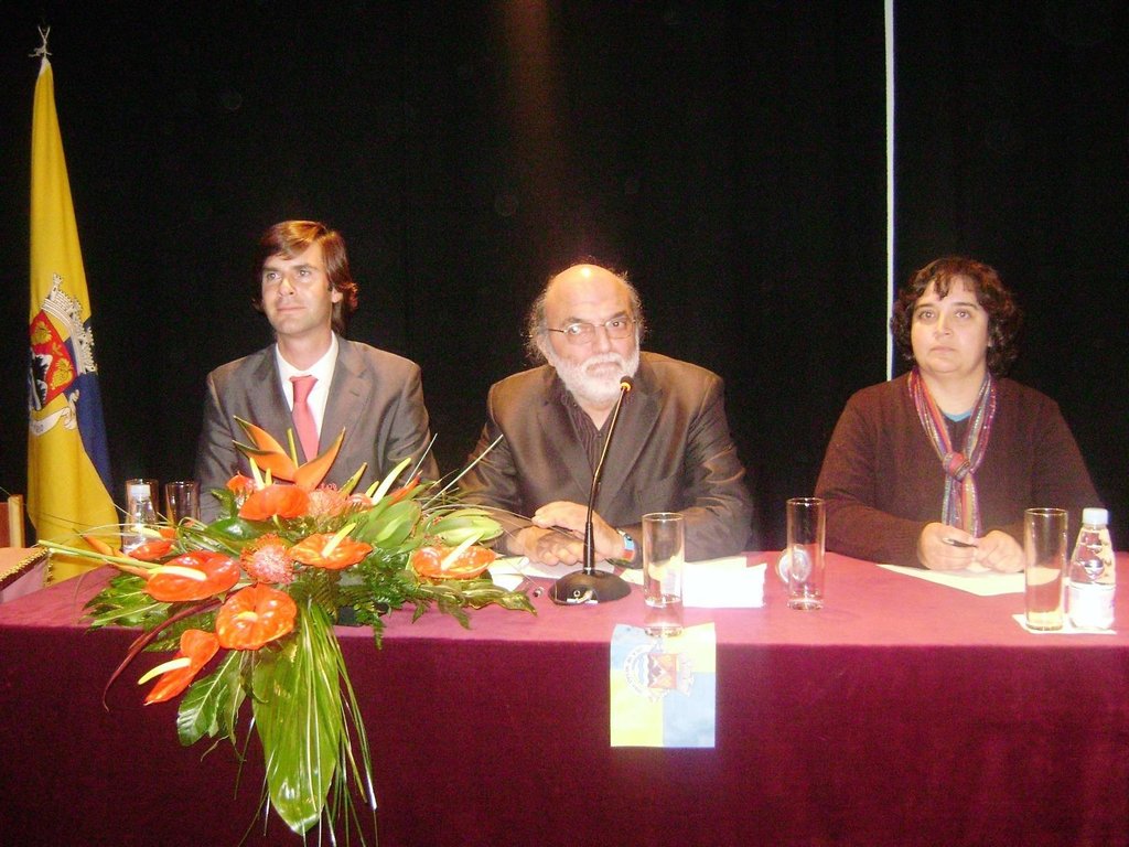 Paulo Cabral, Eduardo Miranda, Gabriela Alves, os novos elementos da Mesa da Assembleia Municipal