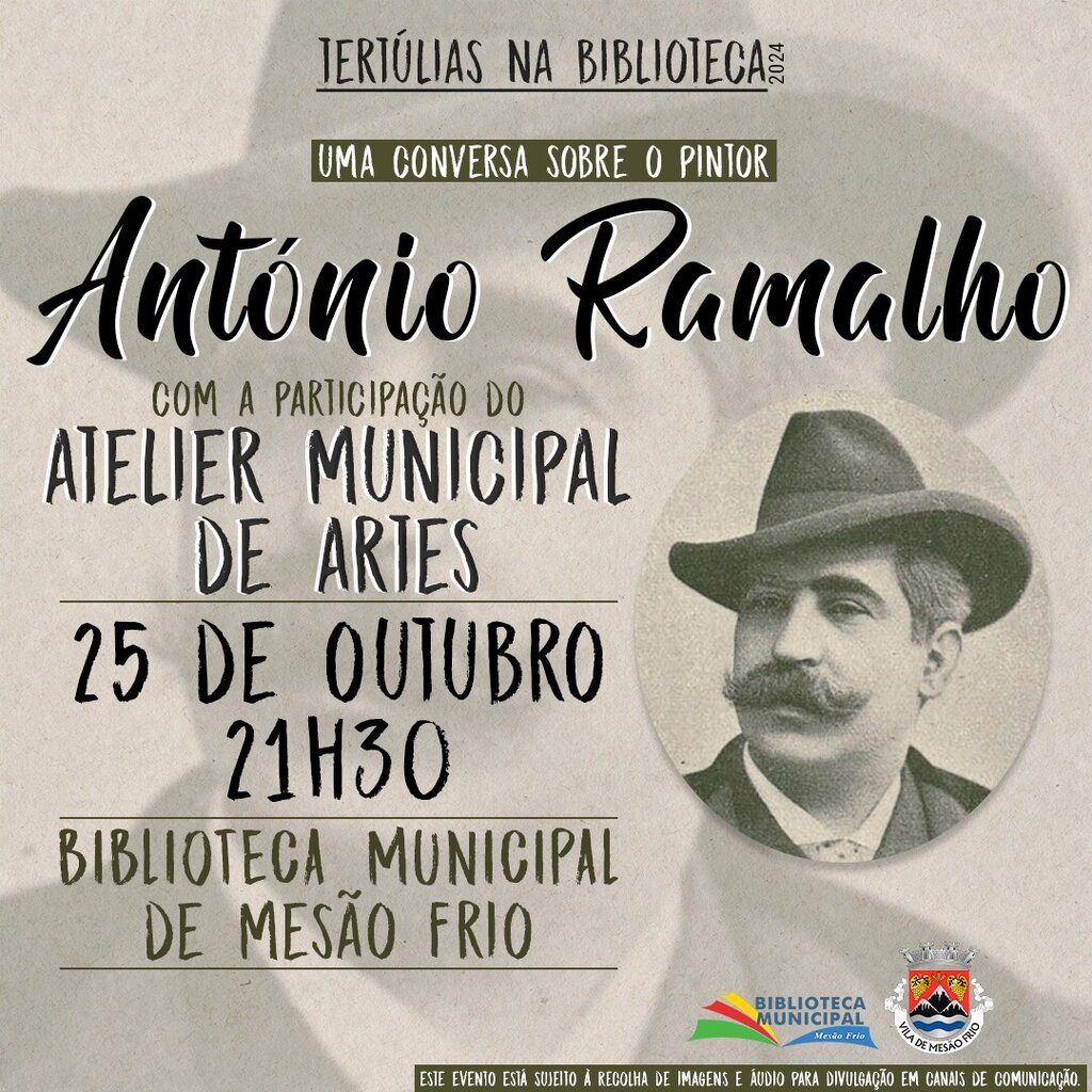 Tertúlias na Biblioteca - Conversa sobre António Ramalho