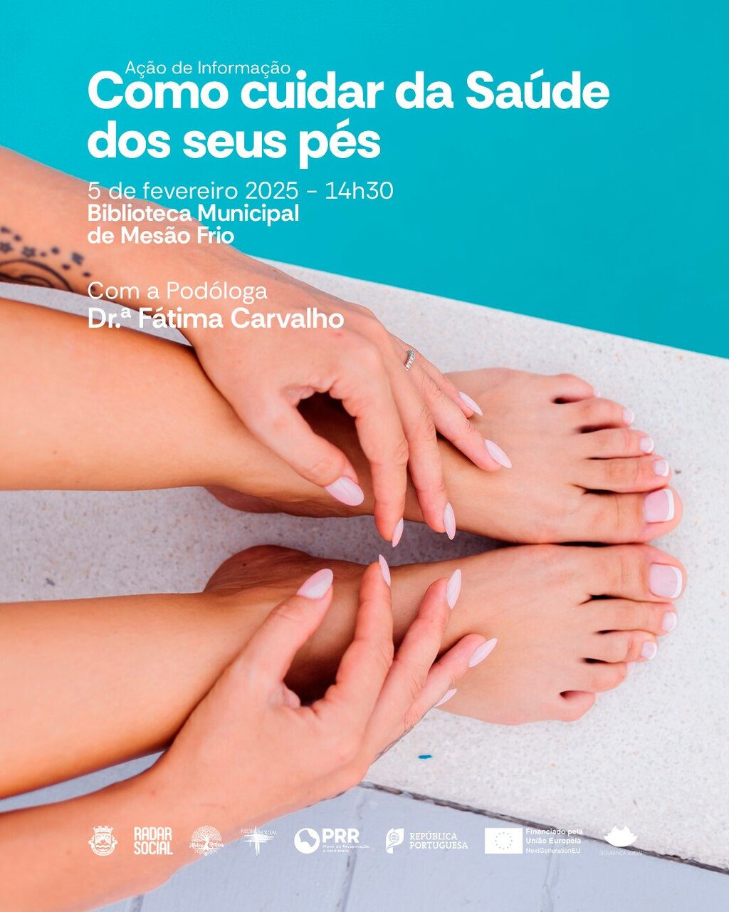 Ação informativa "Cuide dos seus pés"