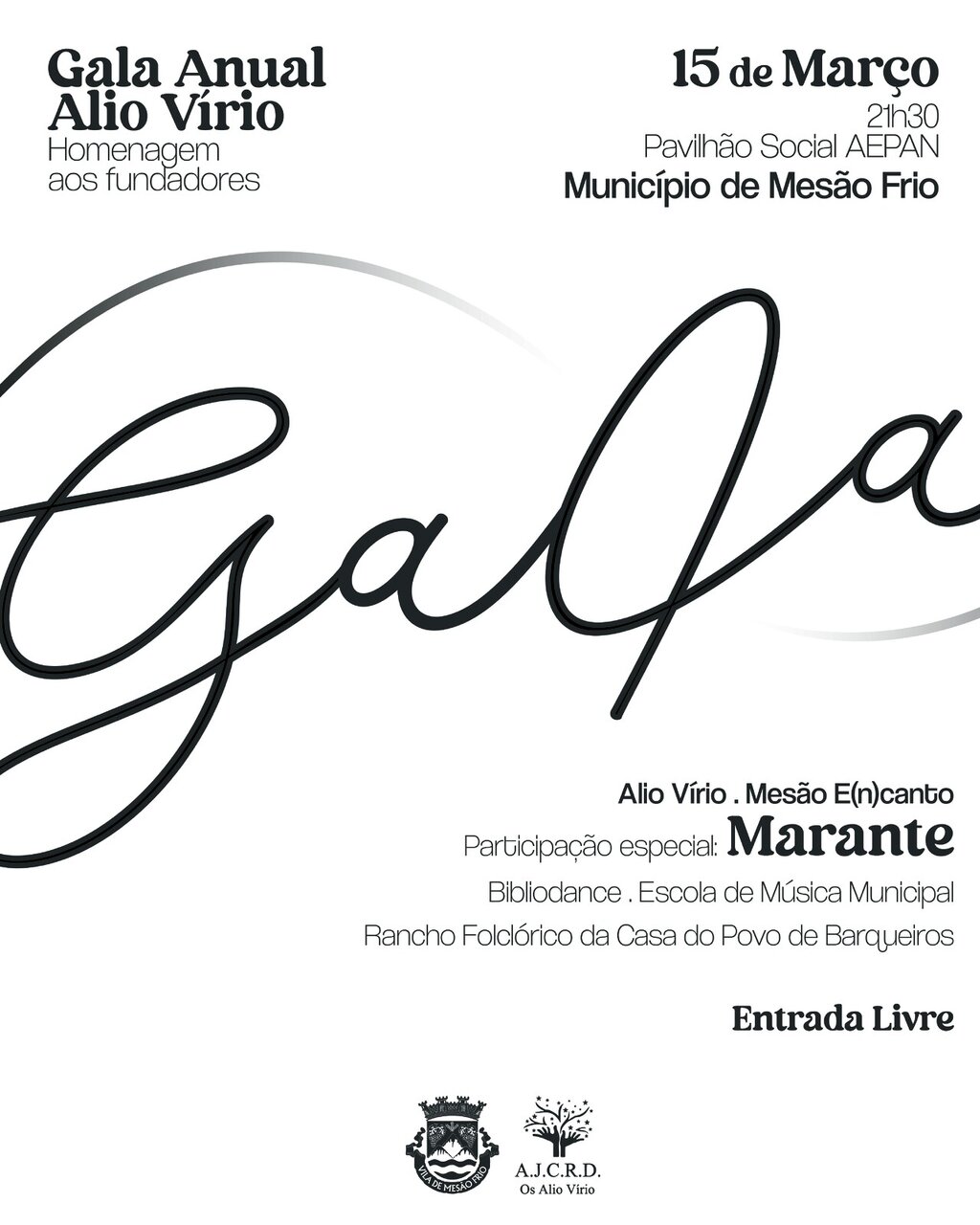 Gala Alio Vírio | Participação especial do cantor Marante 