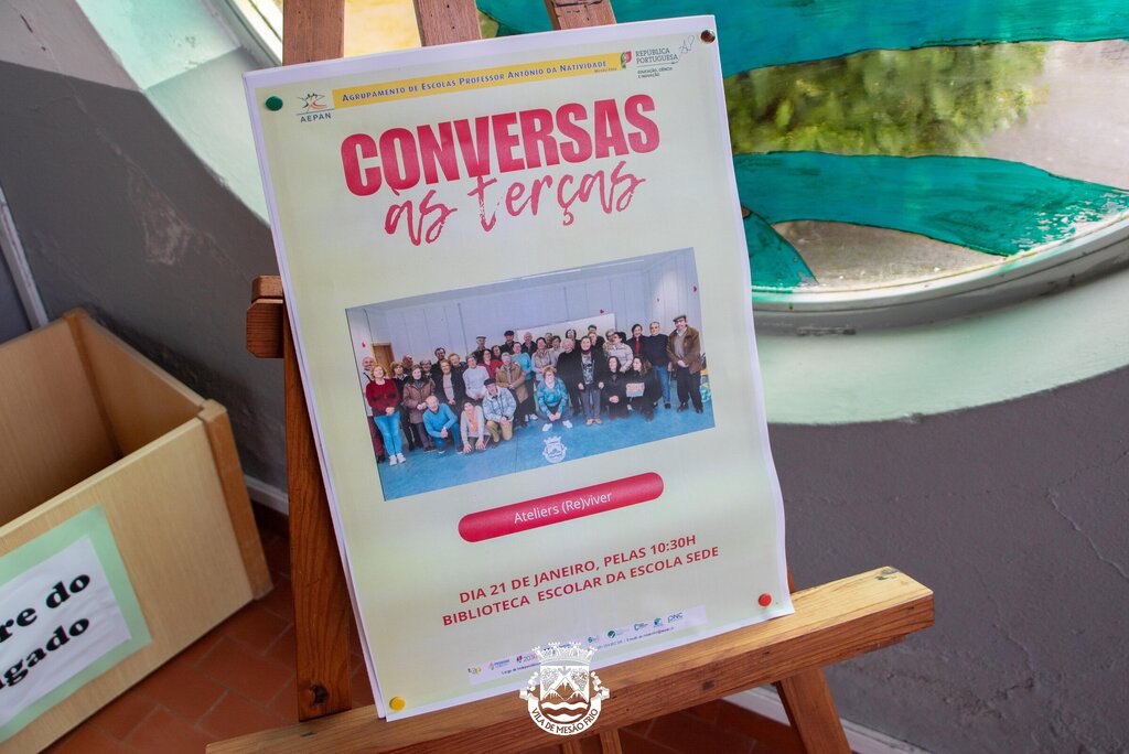 Ateliers (Re)viver conversam com jovens alunos de Mesão Frio