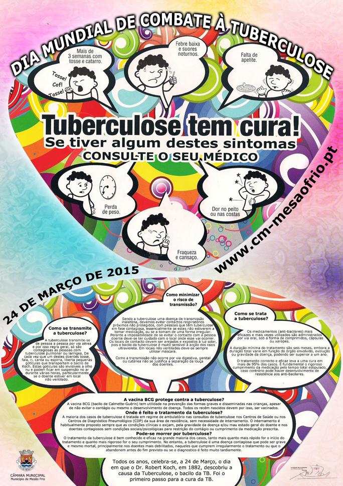 Campanha de sensibilização no Dia Mundial de Combate à Tuberculose